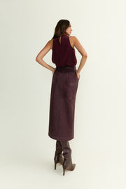Haley Top Burgundy